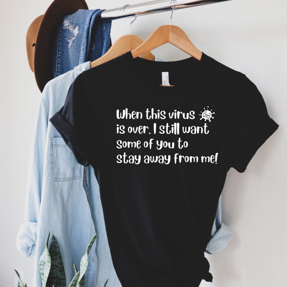 Funny Social Distance Tee